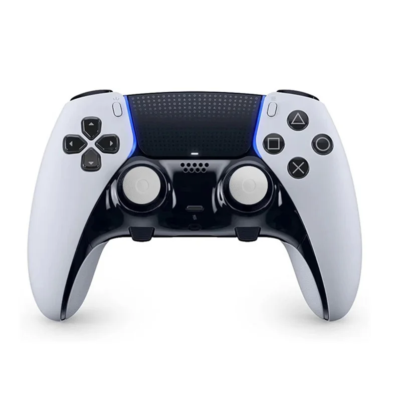 ABMF-Game Console Joystick Triggers Buttons For PS5 Replacement Thumbsticks Joysticks Cap White