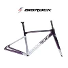 bigrock 대형 스톤 프레임 자갈 탄소 섬유 오프로드 멜론 프레임 700c 오프로드 도로 자전거 디스크 브레이크 드럼 액슬 1