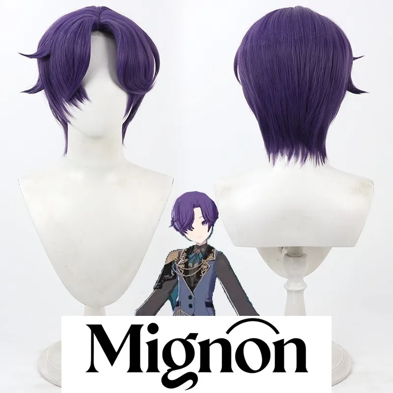 

Project Sekai PJSK Asahina Mafuyu Короткий парик для косплея короткие волосы подарок на Хэллоуин