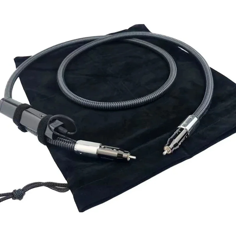 Imagem -03 - Cabo Coaxial Digital com Sistema de Dissipação de Ruído Hi-end Assinatura Wel Pss Prata Hifi Áudio Rca Subwoofer