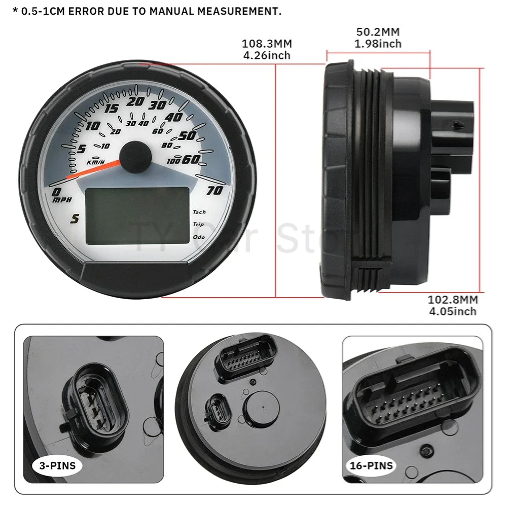 3280431 3280528 Speedometer Cluster Assembly For Polaris Sportsman ATV 400 500 600 700 800 2004-12 Odometer Trip Fuel Gauge