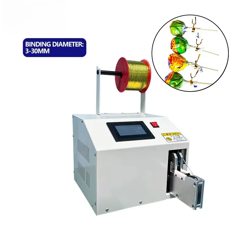 Semi Automatic Wire Twist Tie Machine Binding Gold Wire Bundling Machine Bread Lollipop Sealing Bag JB-30 30kg