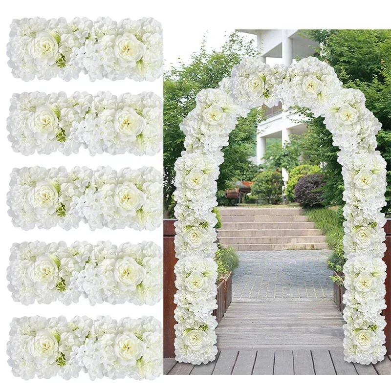 Fiori artificiali pannello arco fiore floreale per la decorazione della festa nuziale decorazione della doccia nuziale decorazione della doccia per