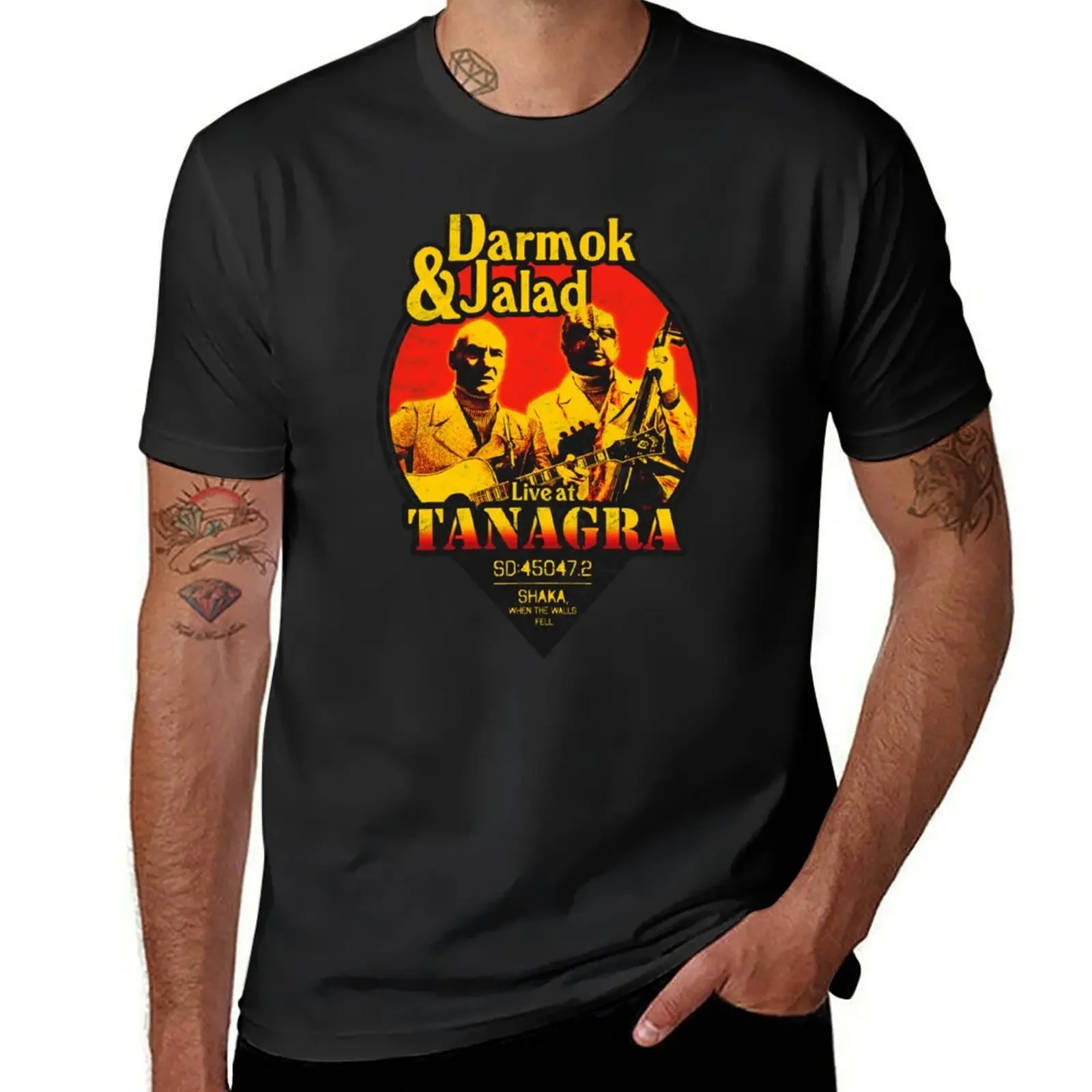 Darmok and Jalad at Tanagra T-Shirt plus size clothes blanks Men's cotton t-shirt