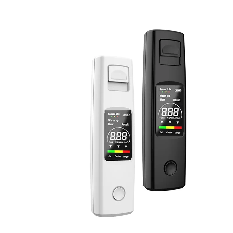 Portable Alcohol Tester Professional High Sensitivity Breathalyzer Alcohol Test Digital Breath Alcohol Tester Type-C Charging
