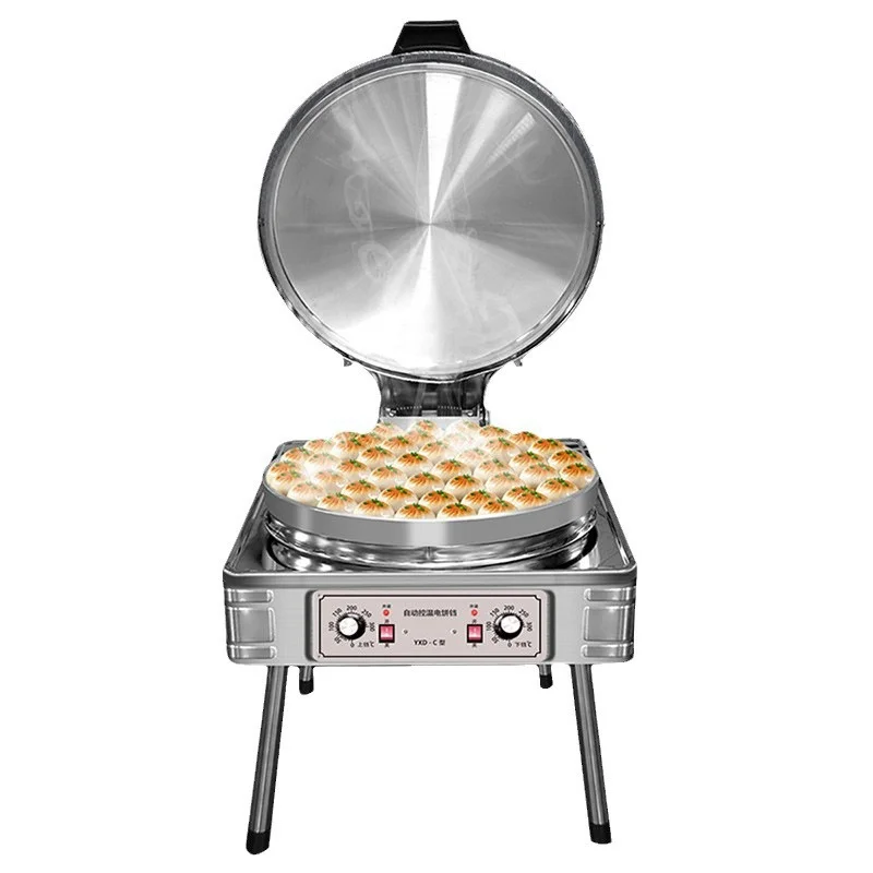 

Electric Baking Pan Commercial Heating Baking Pancake Machine School Canteen Vertical Double Sided Pancake Oven