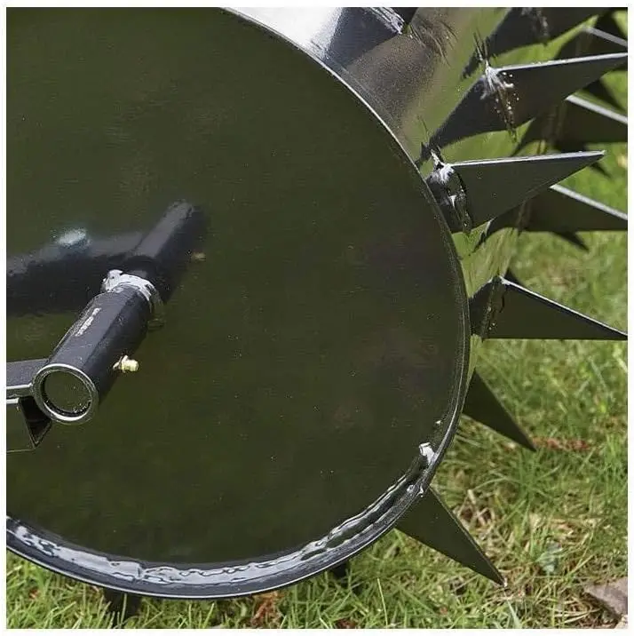 Drum 36 Inch Wide Behind Lawn Mower ATV Yard Grass Aerator Roller with 78 Steel Spikes and 24 Gallon Water Holder for Gardening - view 6