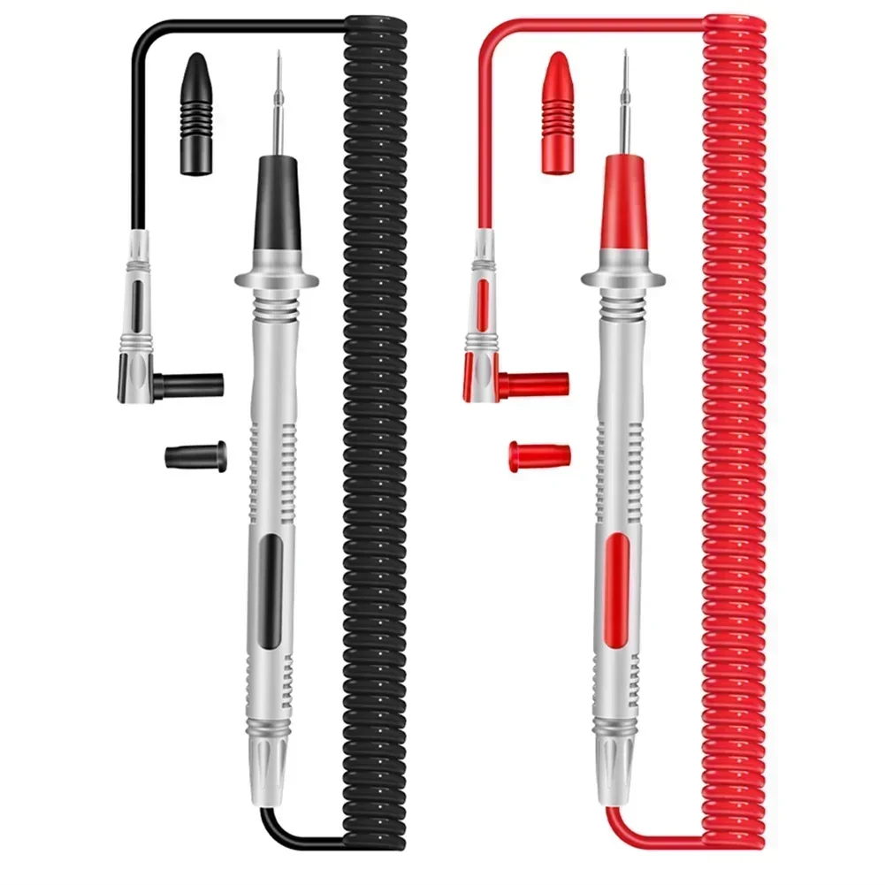 

1 Pair PT2009/PT2010 Spring Test 20A 1000V Multimeter Test Probe Spring Wire Pen For Electronic Testing Clamp Tester Voltmeter