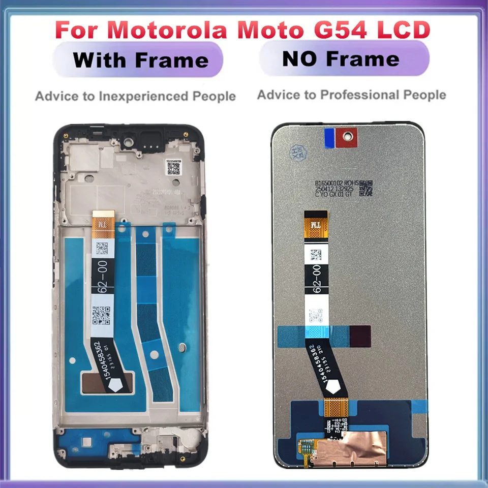 Pantalla G14 G54 LCD para Motorola Moto G54 LCD XT2343-1 con táctil y digitizador con marco para Moto G14 Screen PAYF0010IN 2