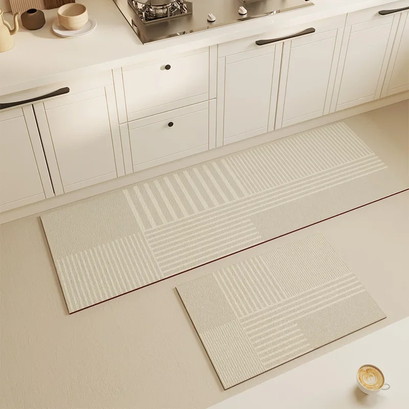 Carpet for Kitchen Mat Pvc Leather Waterproof Floor Mats Home Decoration Non-slip Oil-proof Long Rug שטיח למטבח Tapete Cozinha