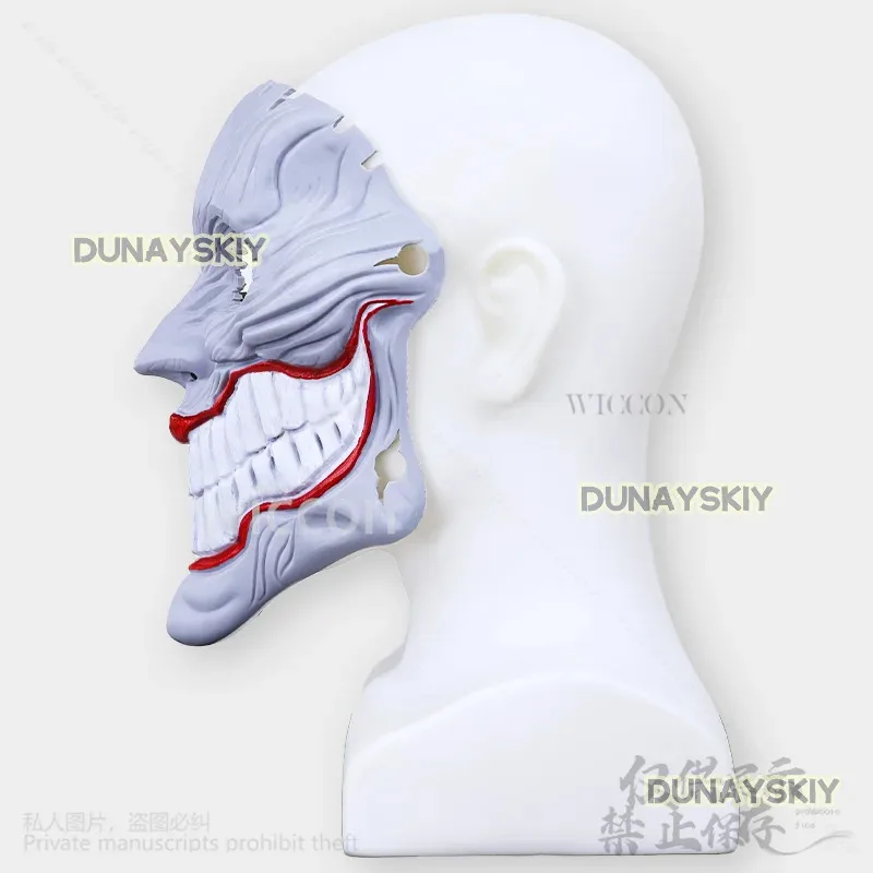 

COSda@Anime Dandadan 3D Mask Hard Plastic Props Customized For Halloween Christmas Party Gifts Woman Girls Cosplay Aira Shirator