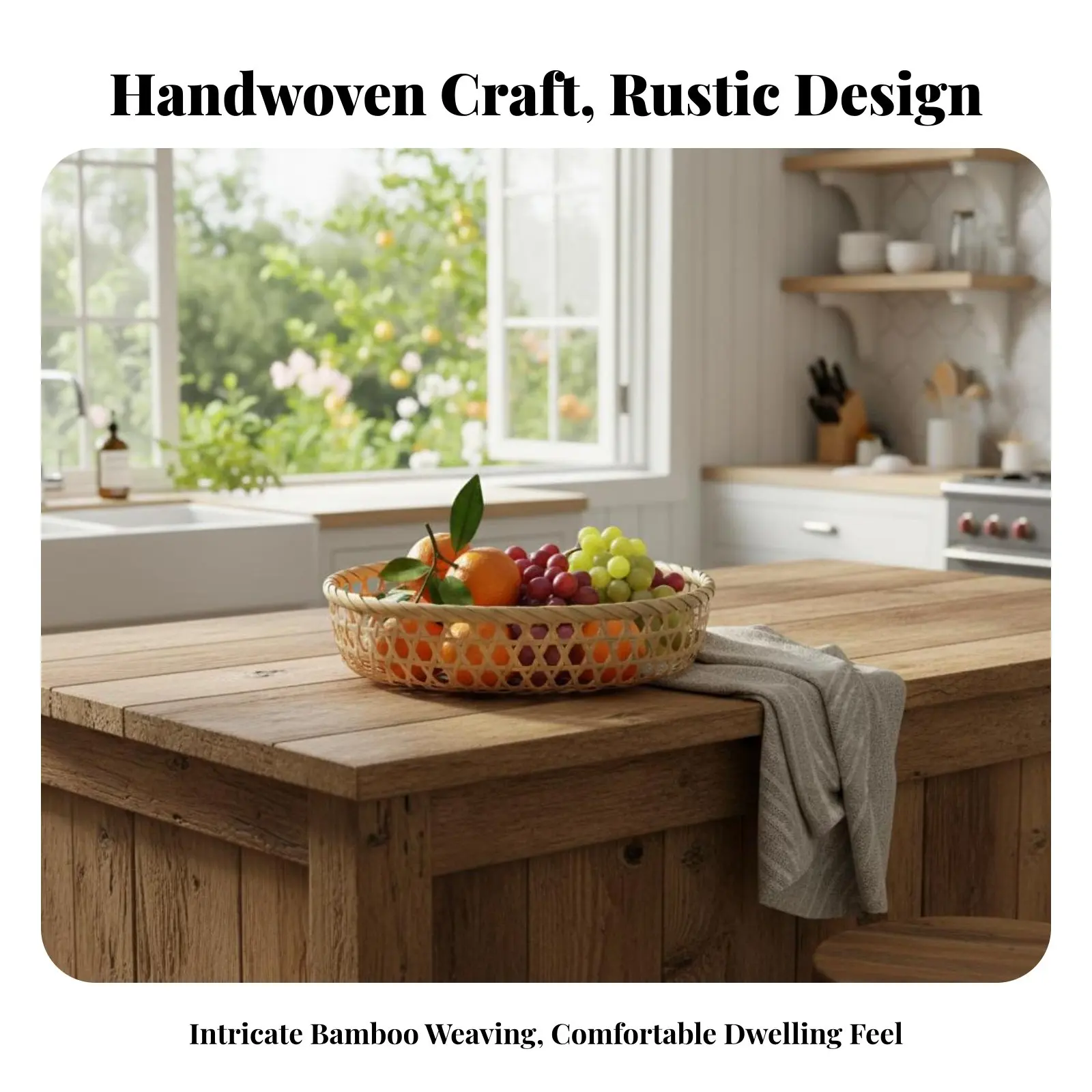 Hexagonal airyWeave Container Natural Artistic Design Woven Container Adaptable Lightweight for Hosts, Kitchen, Pantry