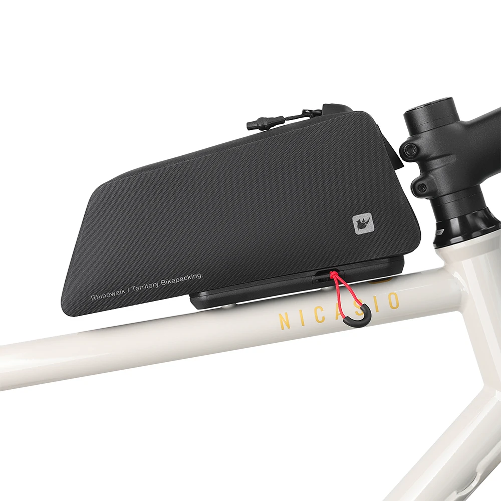 AliExpress Rhinowalk Bike Top Tube Bag 1L Waterproof Cycling Front Tube Bag or Bottle Cage Mount With UFO Disc Quick-Release System