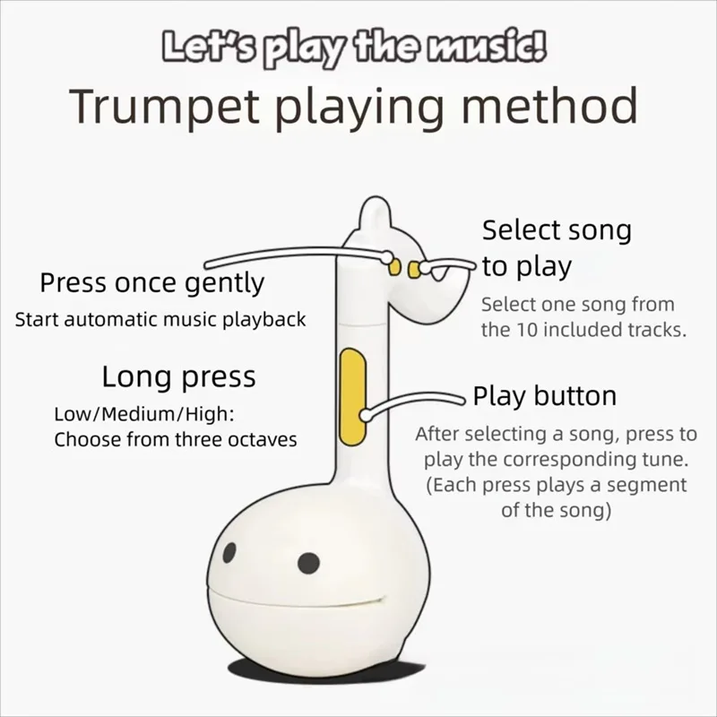 ミニ電子音楽 音を出す音楽玩具 癒しのリラックス効果のある楽器 かわいい音符 電気オタマジャクシ