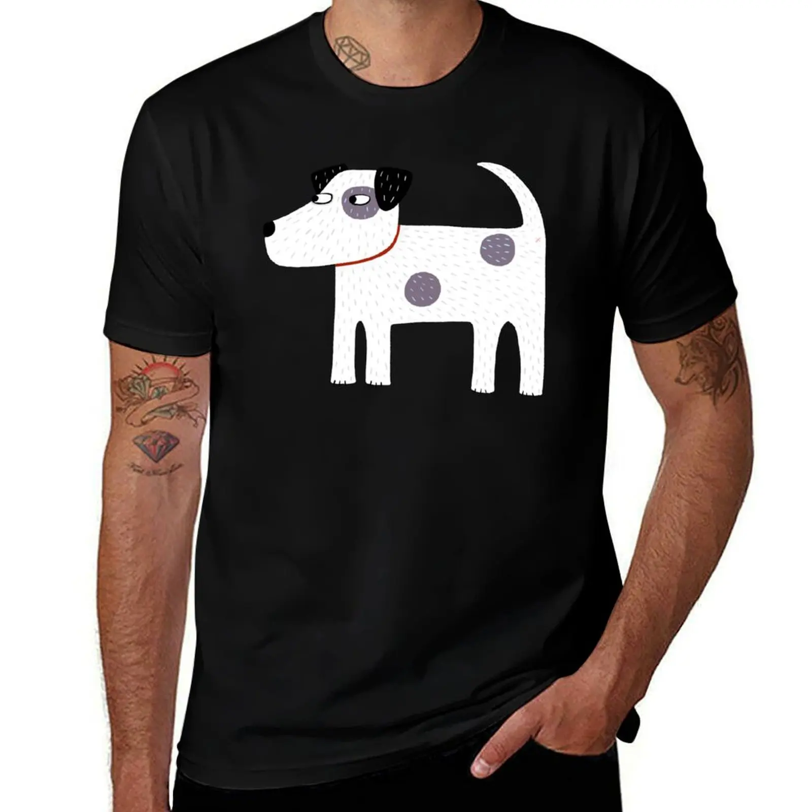 

Parson Jack Russell Terrier Dog T-Shirt Modern Style Print T-Shirt