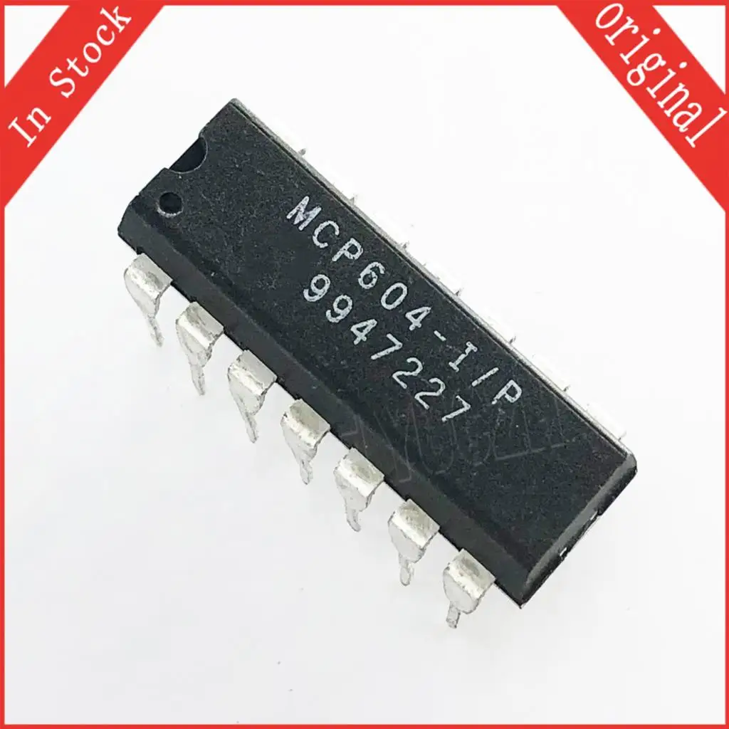 1pcs/lot MCP604 MCP604-I/P MCP604-I DIP-14 original In Stock