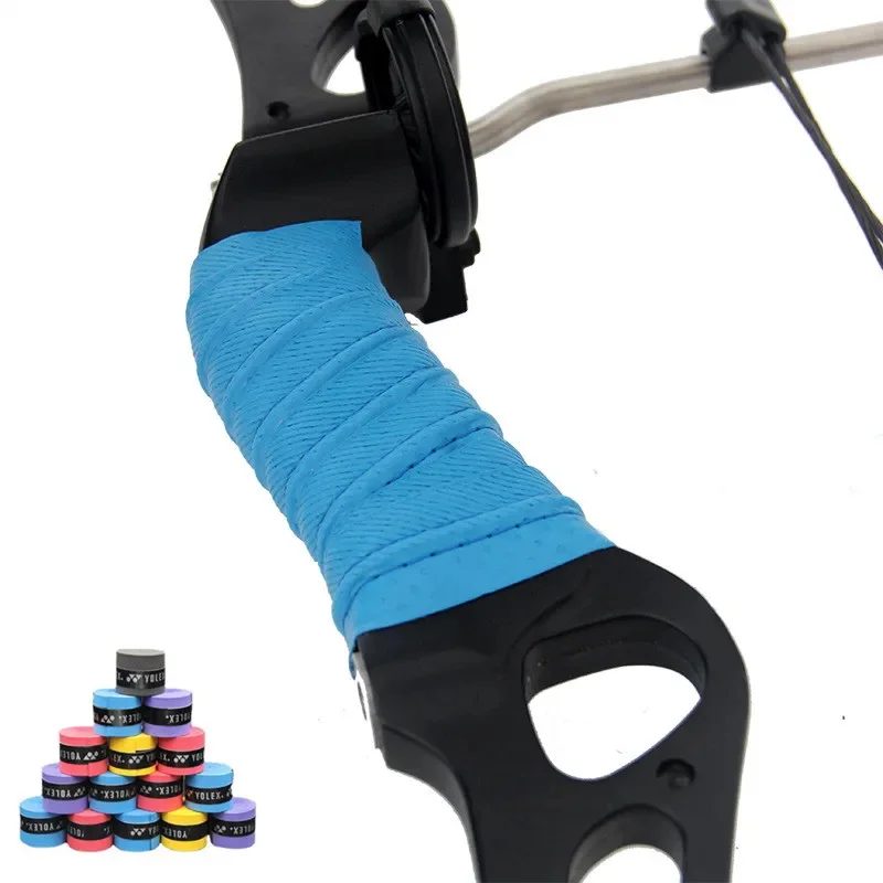 

1pc Archery Absorb Sweat Band Bow Riser Handle Grip Tape Nonslip Stretchy for Racket Outdoor Sports