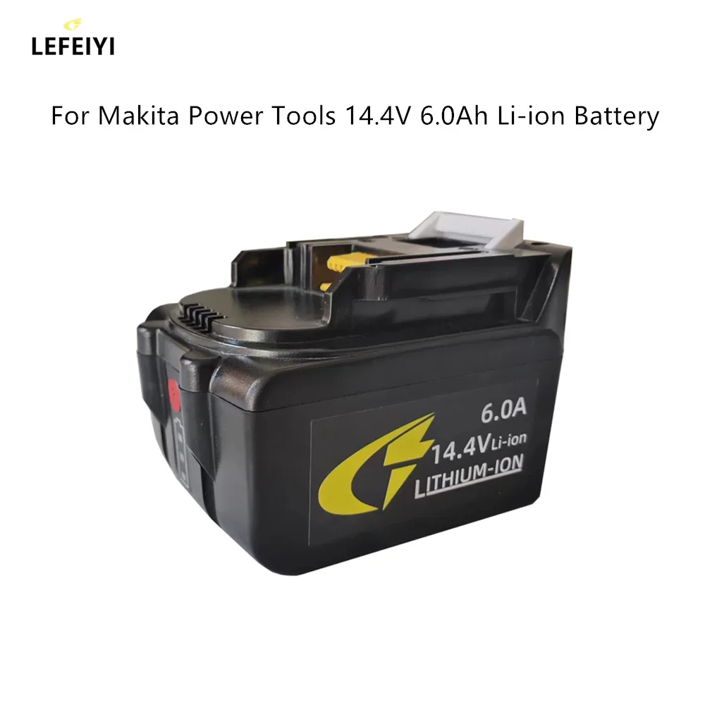 For Makita Power Tools BL1460 BL1430 1415 194066-1 14.4V 6000mAh Rechargeable Li-ion Battery