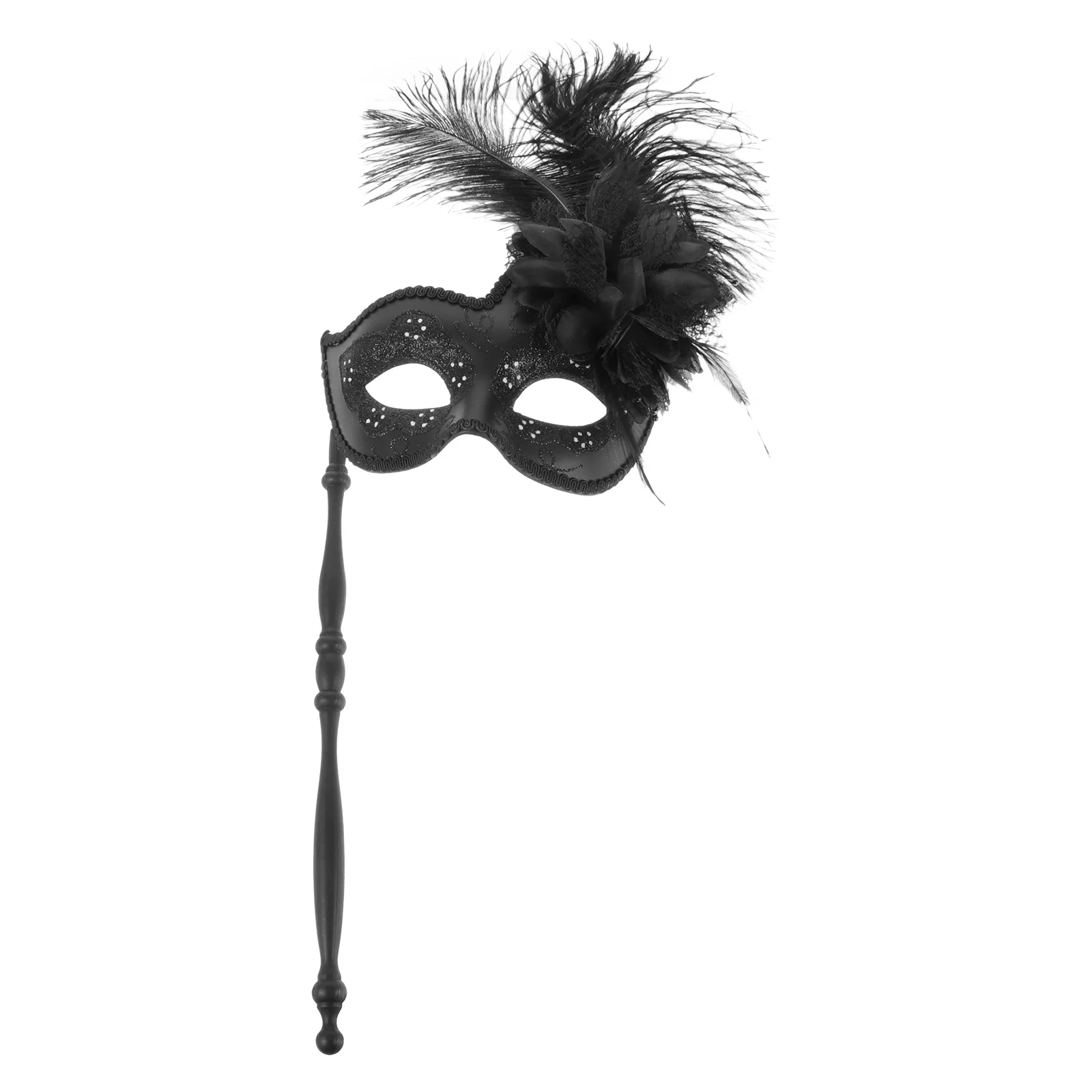 

Handheld Masquerade Mask For Women Festival Party Costume Accessory Delicate Decor Halloween Cosplay Prop Stage