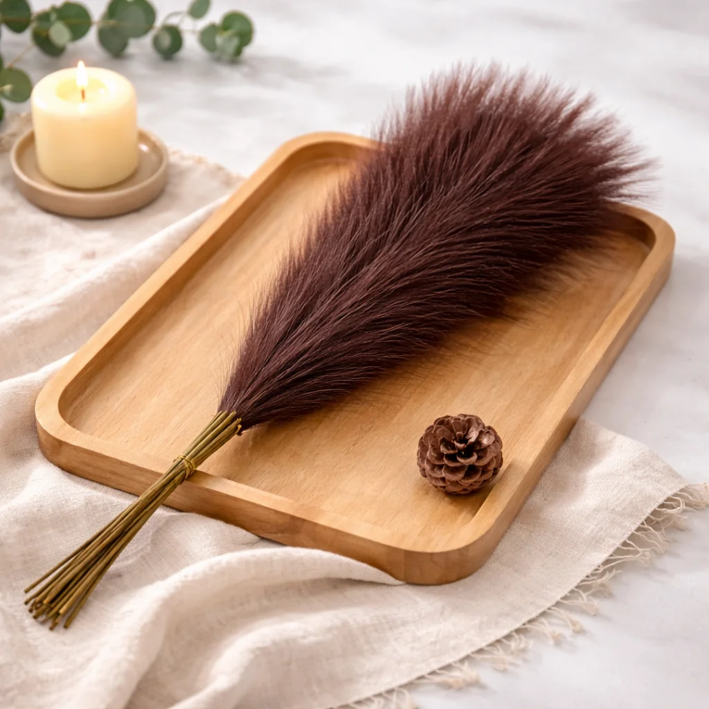 10/30 Stück 20 Zoll Pampasgras Künstliche Pflanzen Gefälschte Pampas Seidenblumen für Vasenfüllung Boho Heim Hochzeit Raumdekoration Zubehör – Detail 9