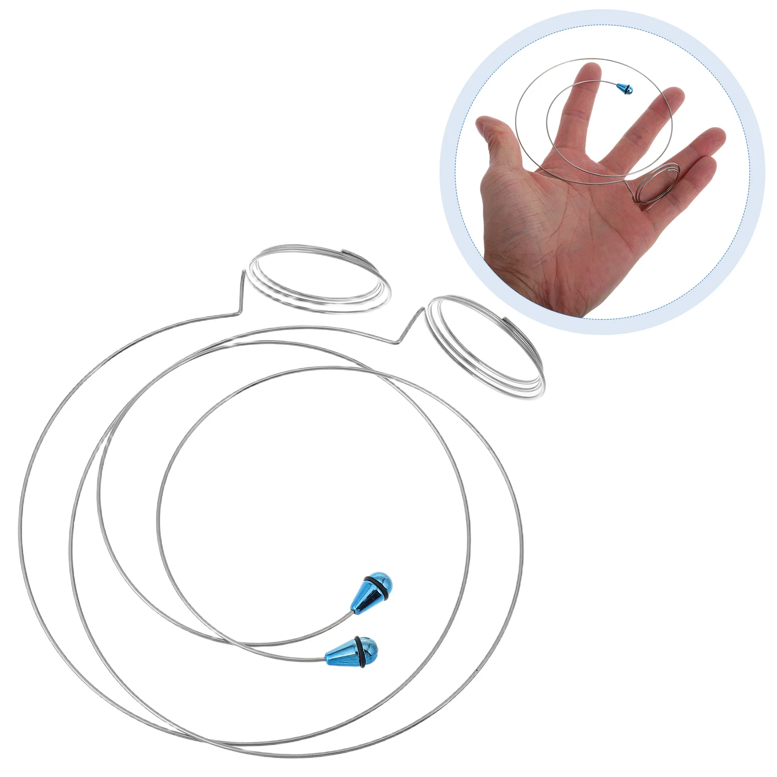

2 pcs Glass Steel Ring Repair Tools Loupe Kit Watch Magnifying Glass Plastic Portable Watch Screws Tweezers Loupe