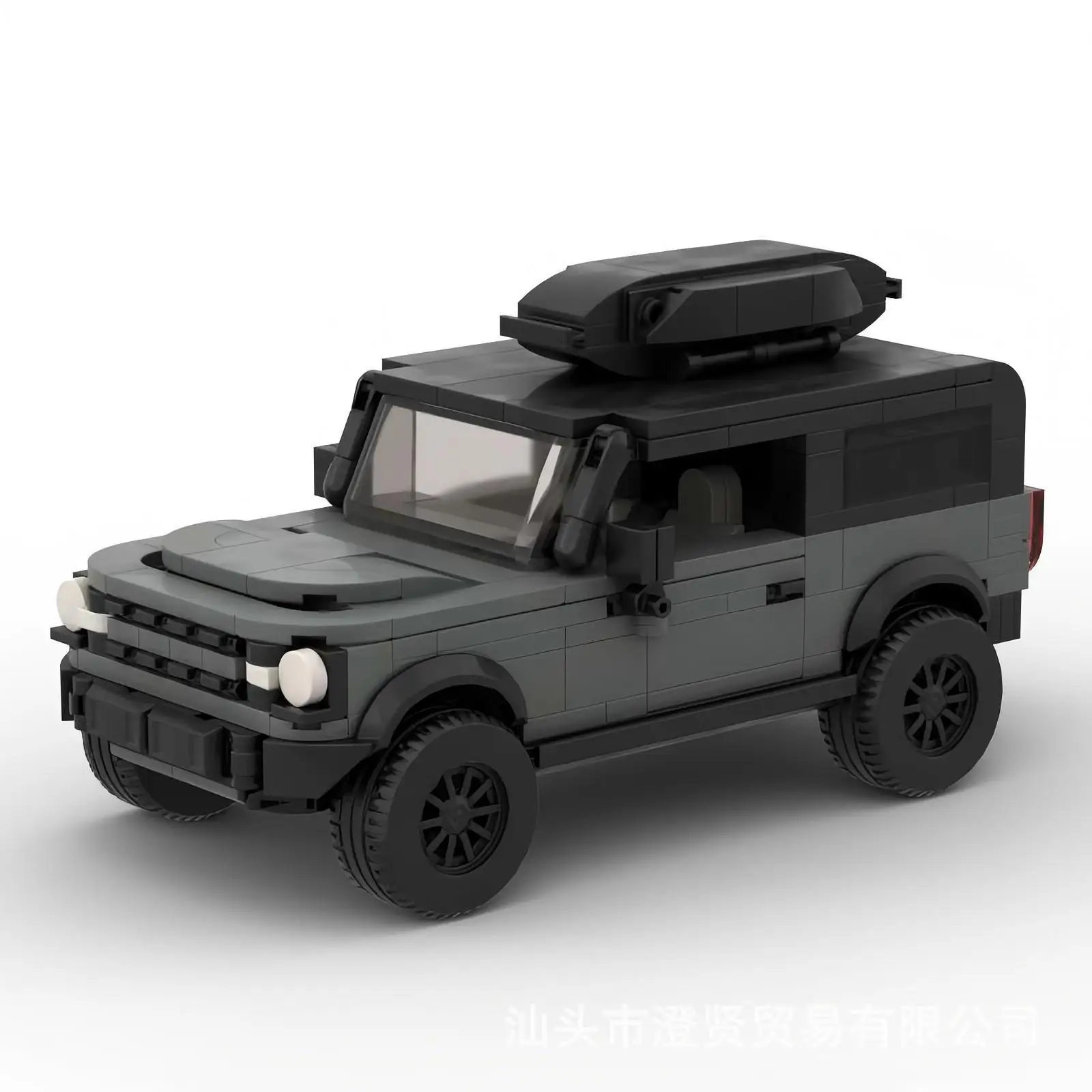 

CLassic Ford bronco racing sports car Vehicle Speed Champion Racer Building Blocks Brick Creative Garage Toys for Boys Gifts