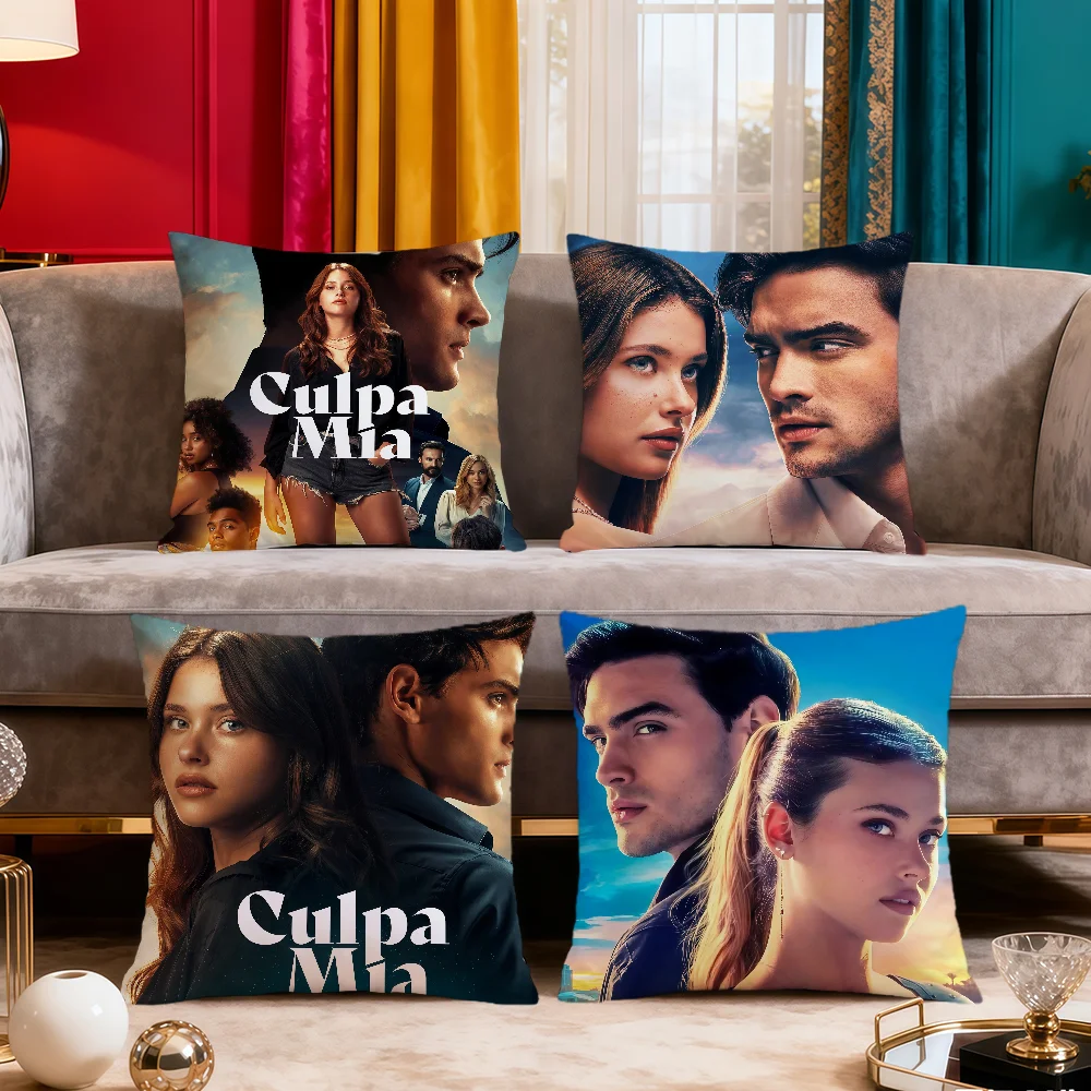 movie fanart your f-fault c-Culpa tuya cushion cover soft pillowcase Sofa Living Room Home office Decor Protective Covers hogar