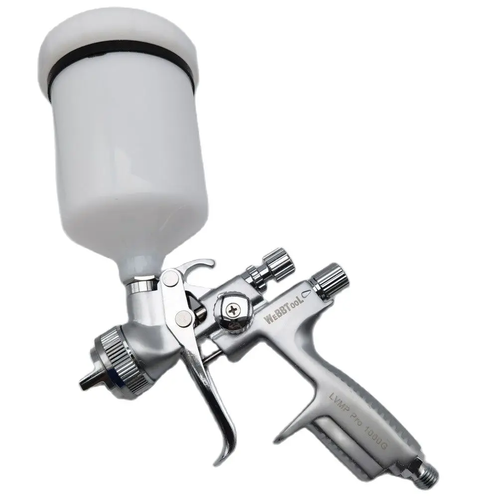 Pistolas de Pintura de Bocal Pistola de ar para Carro 1000g 1.3 mm Aço Inoxidável