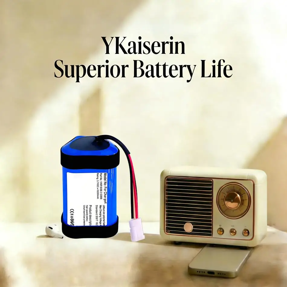 

10200Mah For Jbl Charge 4 4BLK 4J 1INR19 66-3 Bluetooth Speaker Battery Reliable Replacement Sun-Inte-118 ID998