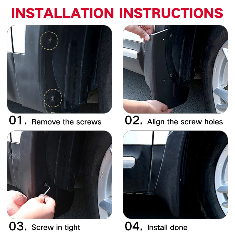 Car Fender Mud Flaps For Lexus NX NX260 NX350h 2022 2023 2024 Splash Guards MudFlaps Front Rear Mudguards Auto Accessories