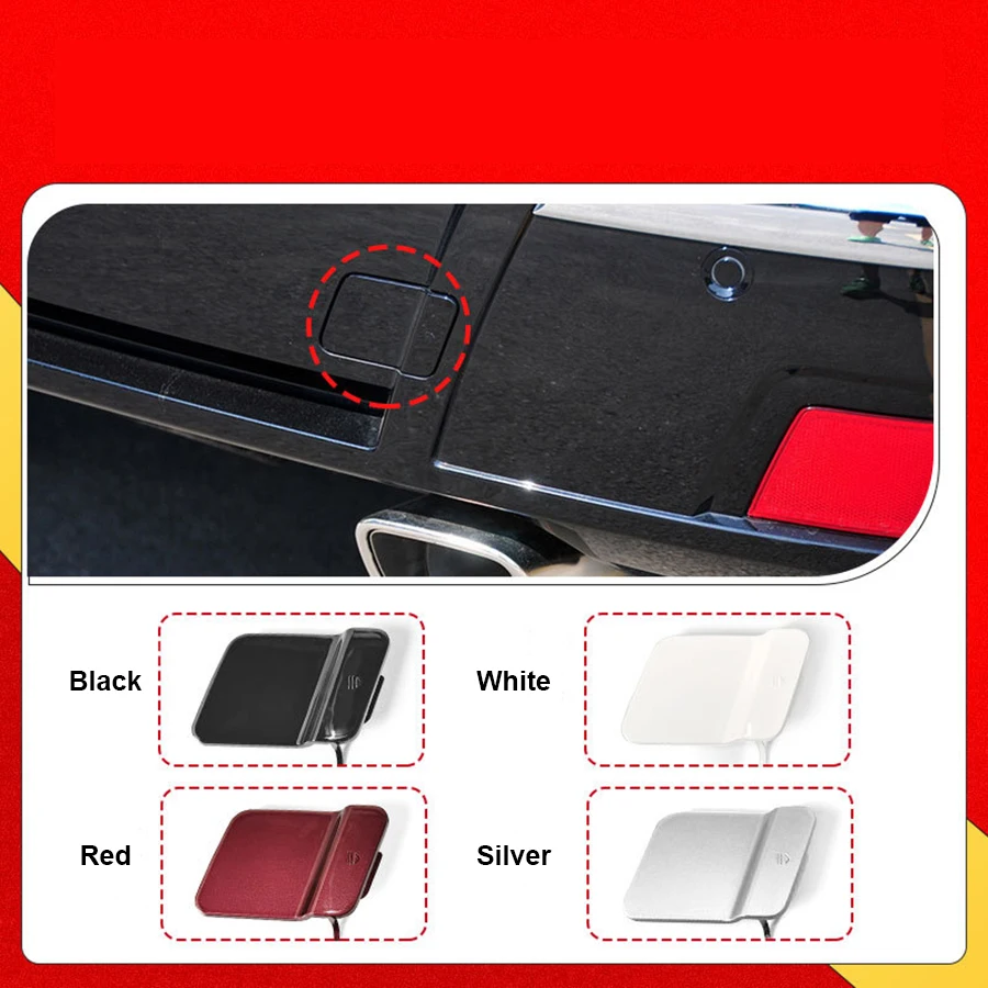 For Mercedes Benz GLK X204 Rear Bumper Tow Hook Cover Towing Eye Cap 2048853223 Silver Red 2008-2012