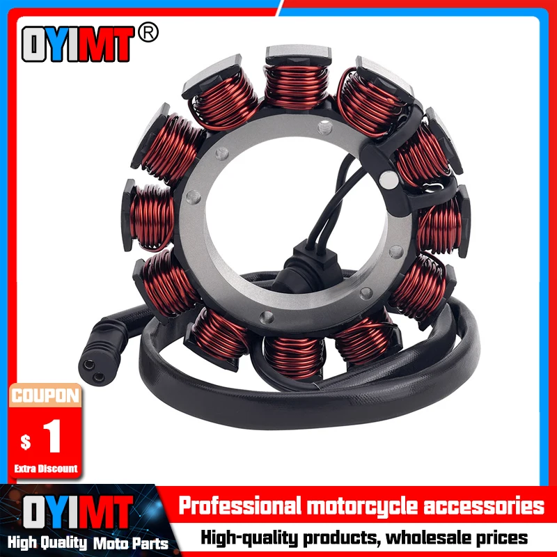 Motorcycle Generator Stator Coil Comp For Harley XL883N XL883L XL1200NS XL1200C XL1200T XL1200CX XL1200X XL1200XS 4LE2 29900068
