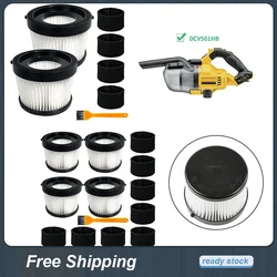 4 pezzi filtri con manicotto in schiuma DCV5011H per DCV501HB aspirapolvere senza fili portatile di ricambio robot spazzante pezzi di ricambio