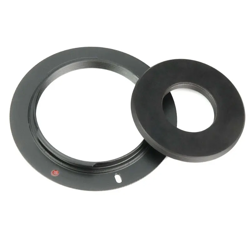 Objectif de microscope en alliage d'aluminium, filetage RMS vers M42, adaptateur d'objectif pour appareil photo reflex numérique Canon EF EOS Nikon AI DSLR SLR