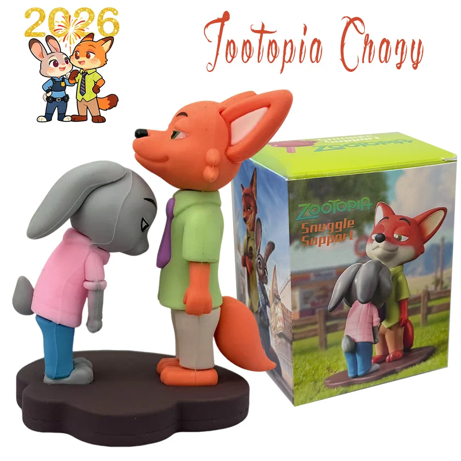 Zootopia Crazy Animal Sweet Dependence Best Partner Series juguete de moda coleccionable al por mayor regalo figura de acción de juguete