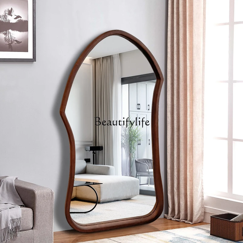 

*French retro full-body mirror special-shaped wall-mounted high-end medium and ancient floor-to-ceiling mirror