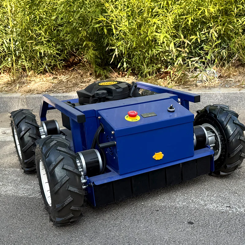 Customized Hot Sale Remote Control RC Smart Crawler Lawn Mower for Agriculture