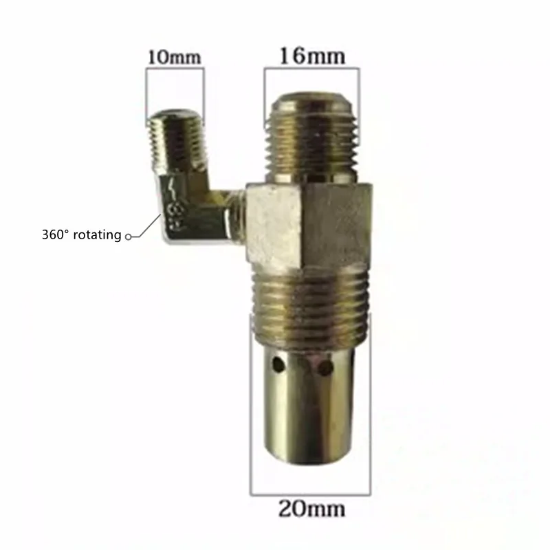 Air Compressor Straight-through Type With Elbow Check Valve