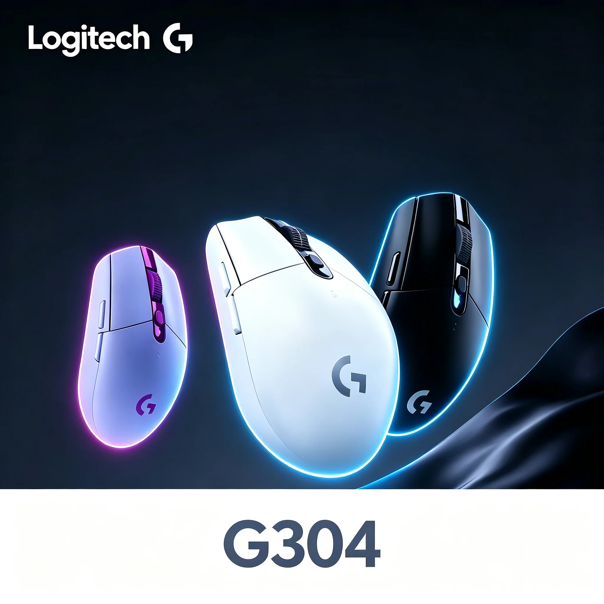 Logitech G304 LIGHTSPEED Wireless Mice For Gaming 6 Programmable Keys Long Battery For Desktop And Laptop Use