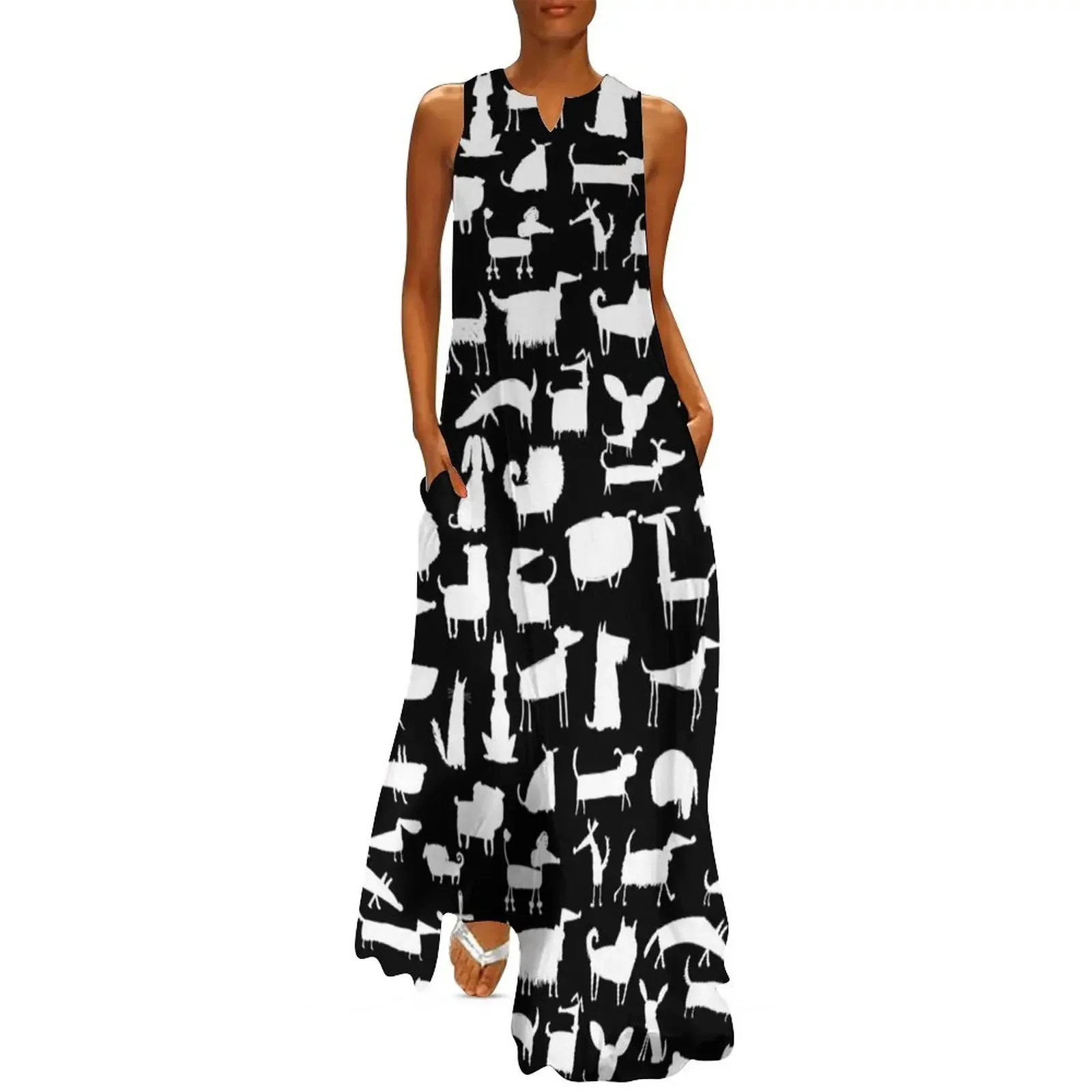 

Dogs collection Long Dress Long dress dress dresses