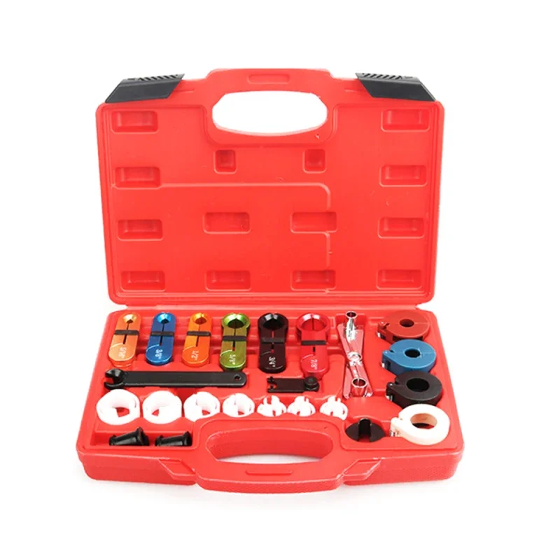 22pc Master Quick Disconnect Tool Set Line Disconnect Tool Kit for A/C Fuel Transmission Systems Air Fuel Line Removal Tool