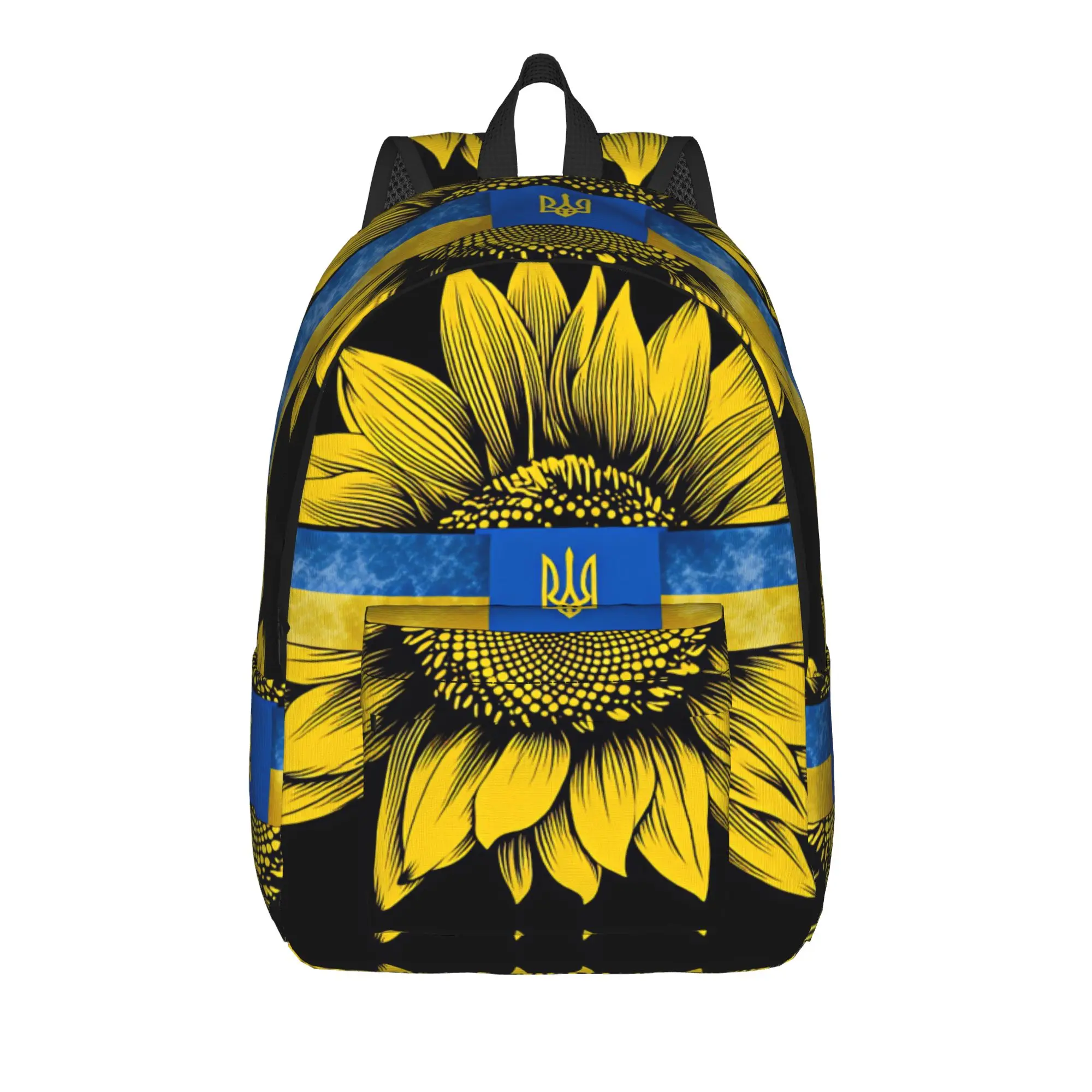 Vintage Blue Floral Paisley Backpack  Daily Backpacks Male Kawaii School Bags Custom Durable Rucksack