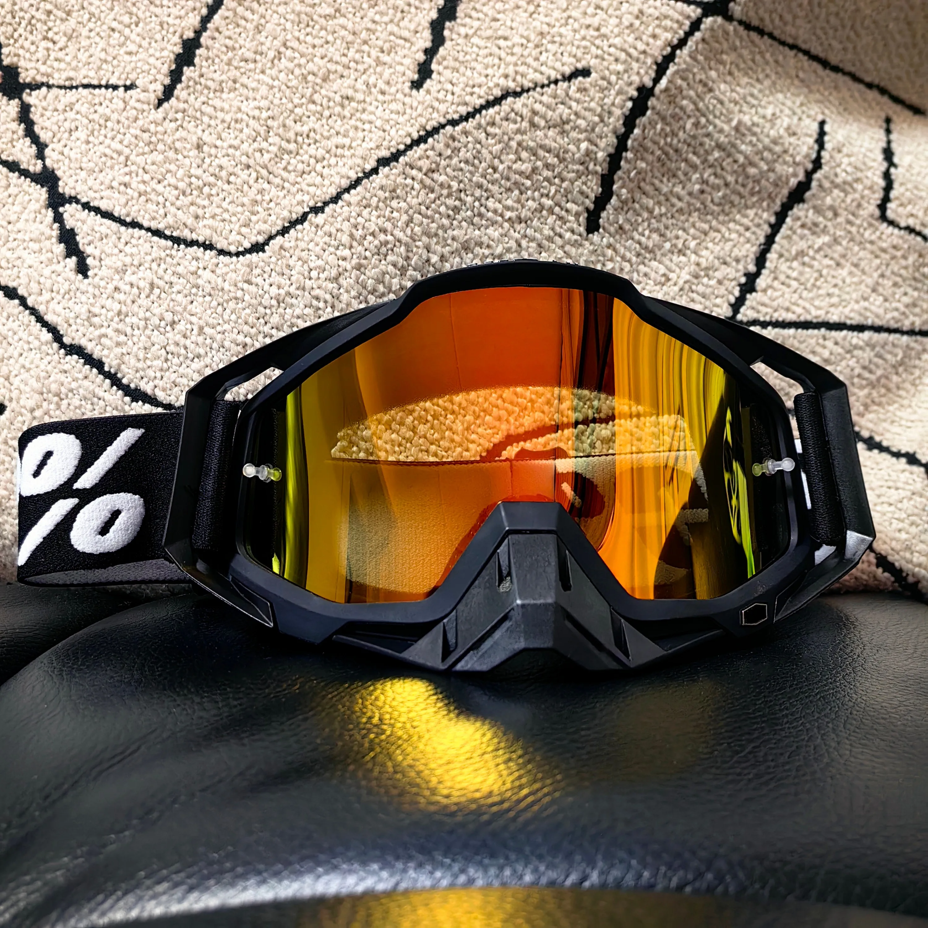 Nuevos colores gafas de Motocross para montar todoterreno esquí deporte gafas MX casco Compatible gafas de motocicleta para ATV DH MTB