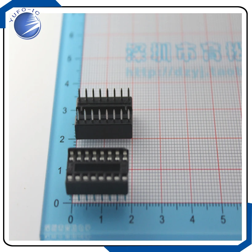 10PCS/LOT  IC 16PIN socket IC 16P socket IC socket socket seat connector