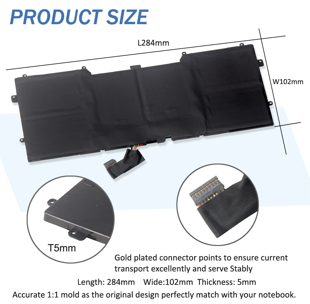 TESBAY Y9N00 C4K9V DELL XPS13-L321X L322X XPS12-L221X XPS 12-9Q23 9Q33 9333 3H76R 489XN 7.4V 55WH