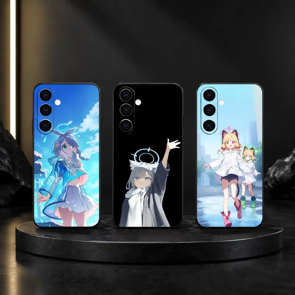 Blue Archive M-Momoi Midori  Phone Case For Samsung Galaxy A91,80,73,72 ,71,53,52,32 ,31,22,21s,20,Soft Black Case