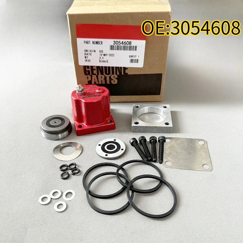 

For 3054608 Fuel Shutoff Valve Set Fits For Cummins N14 PAI 180204 209940 Solenoid