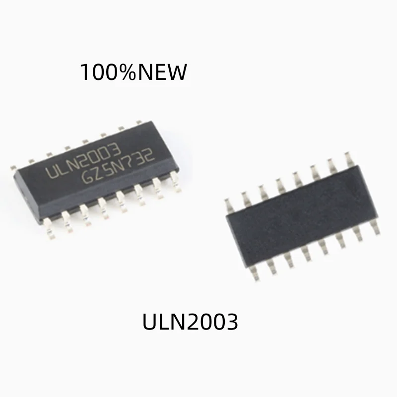 (10 Pieces) 100% New Uln2003 Uln2003D1013Tr Smd Sop-16 Darlington Transistor Array Ic
