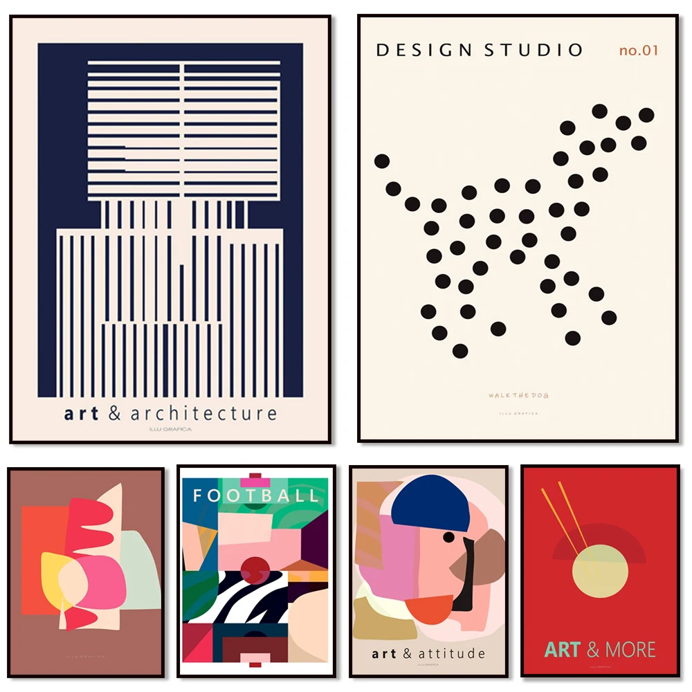 Art and attitude, organic form, unique colorful poster, mute, scandinavian, asian style, minimalism, architectural design spirit