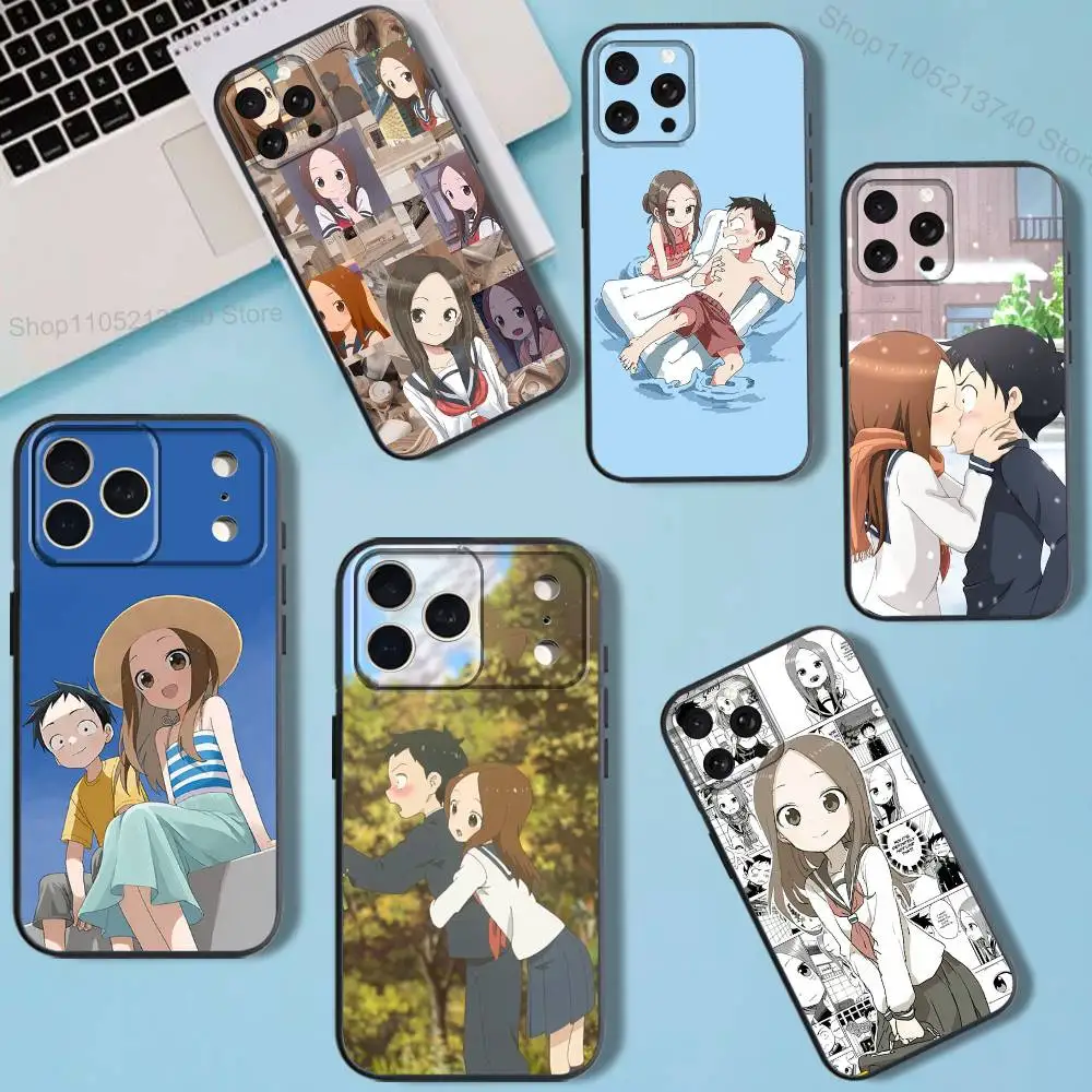 

TeasingS TakagisanS Master Phone Case For iPhone 11,17,16,14,12,15,13,Max,SE4,Plus,E,Pro,Air,Mini Black soft Cover allover print